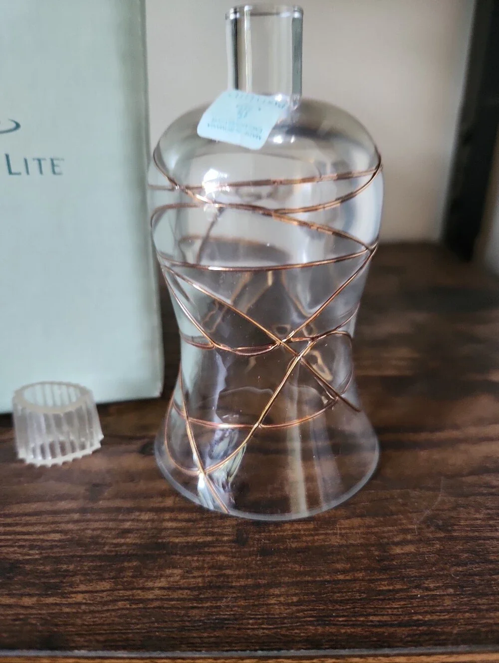 PartyLite Calypso Gold Peglite Mini Globe Candle Holder - Picture 3 of 5
